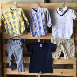 10 piece toddler boy lot - 12-24 months